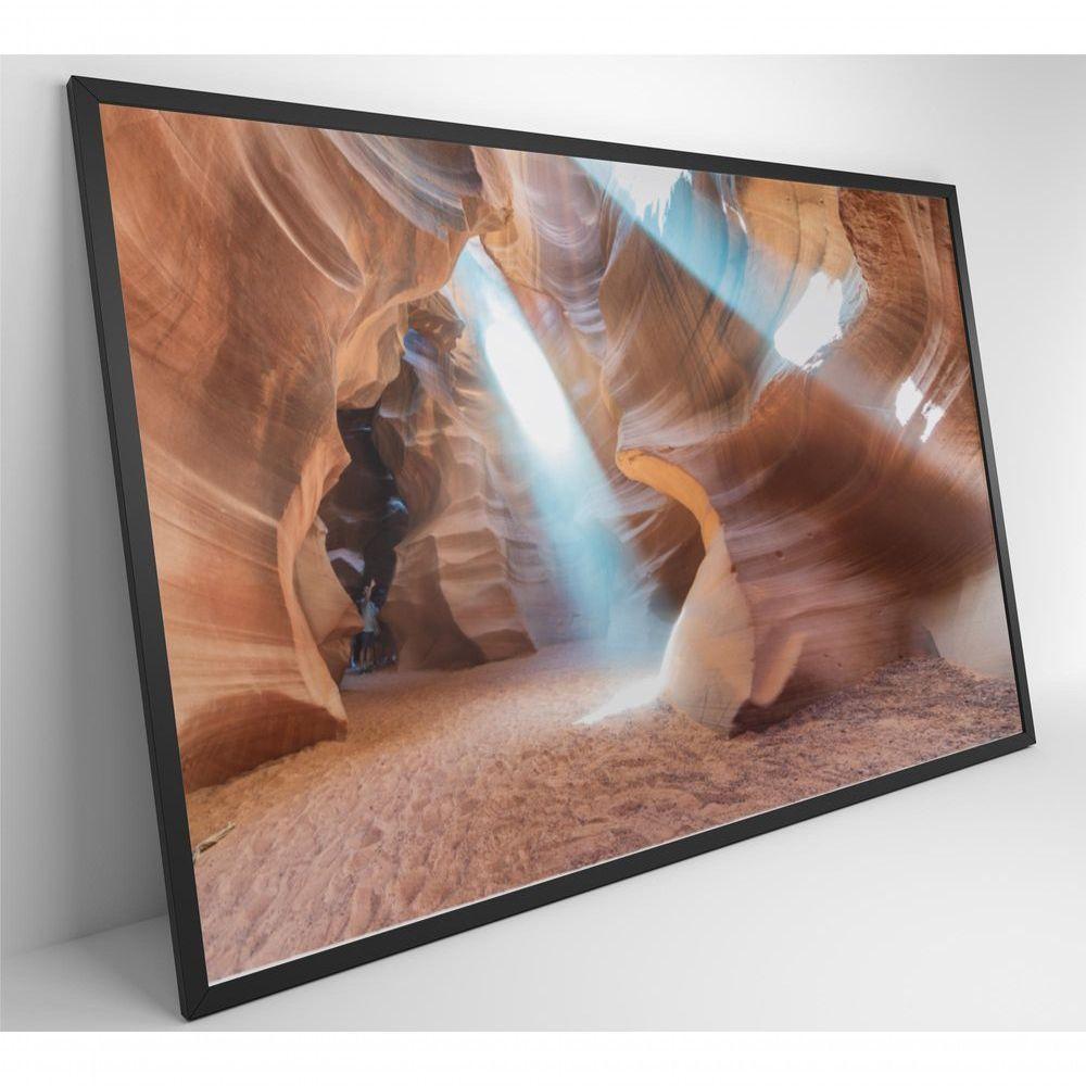 Quadro Labirintos Nas Rochas 90x60 Cm Tecido Canvas - 7