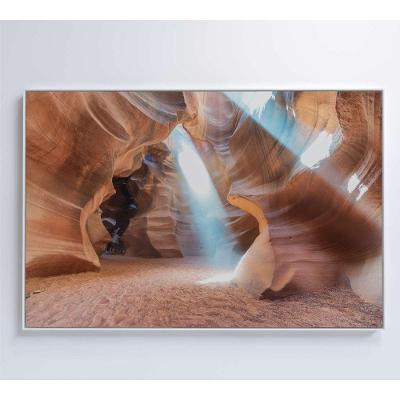 Quadro Labirintos Nas Rochas 90x60 Cm Tecido Canvas