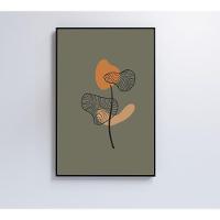 Quadro Abstrato Flores 2 60x90 Cm Tecido Canvas - 6