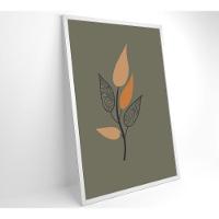 Quadro Abstrato Flores 3 80x120 Cm Tecido Canvas - 8