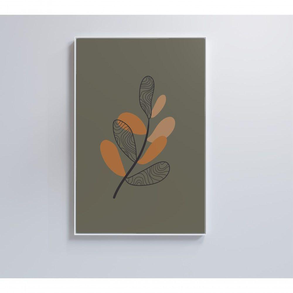 Quadro Abstrato Flores 80x120 Cm Tecido Canvas - 1