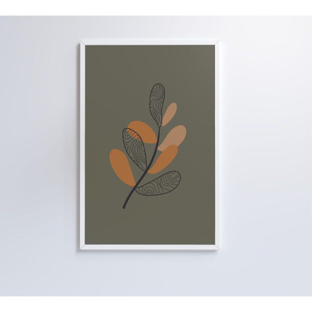 Quadro Abstrato Flores 80x120 Cm Tecido Canvas - 4