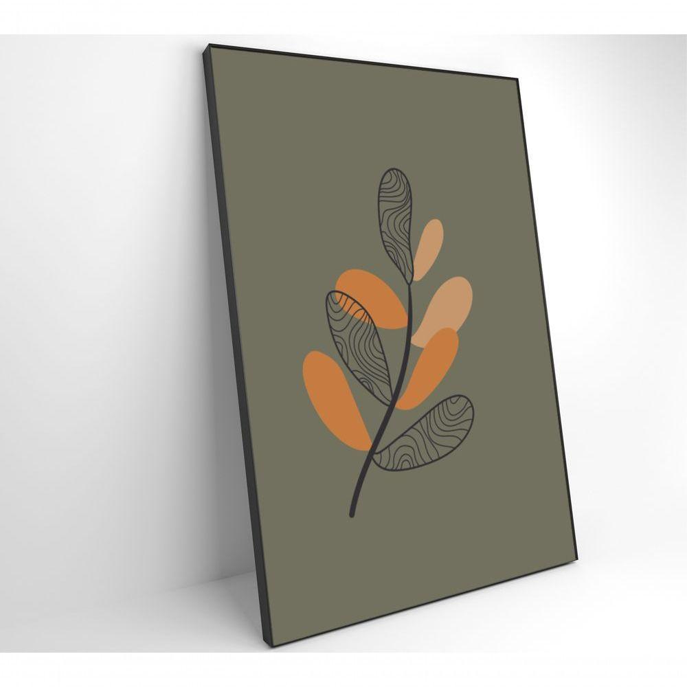 Quadro Abstrato Flores 80x120 Cm Tecido Canvas - 7