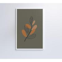 Quadro Abstrato Flores 80x120 Cm Tecido Canvas - 7