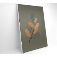 Quadro Abstrato Flores 80x120 Cm Tecido Canvas - 11