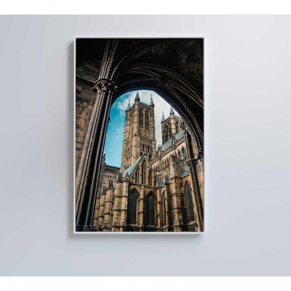 Quadro Castelo 60x90 Cm Tecido Canvas - 3