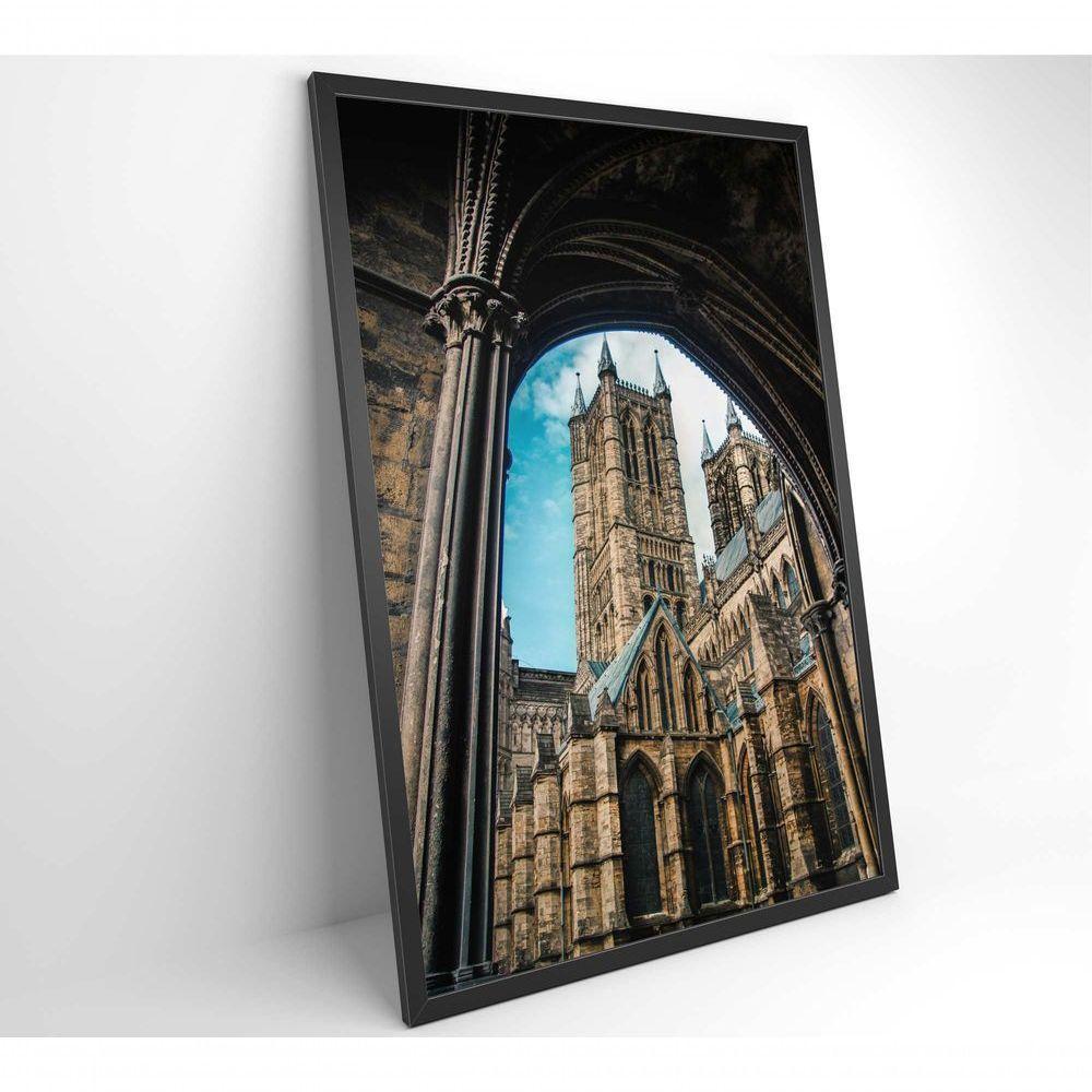 Quadro Castelo 60x90 Cm Tecido Canvas - 4