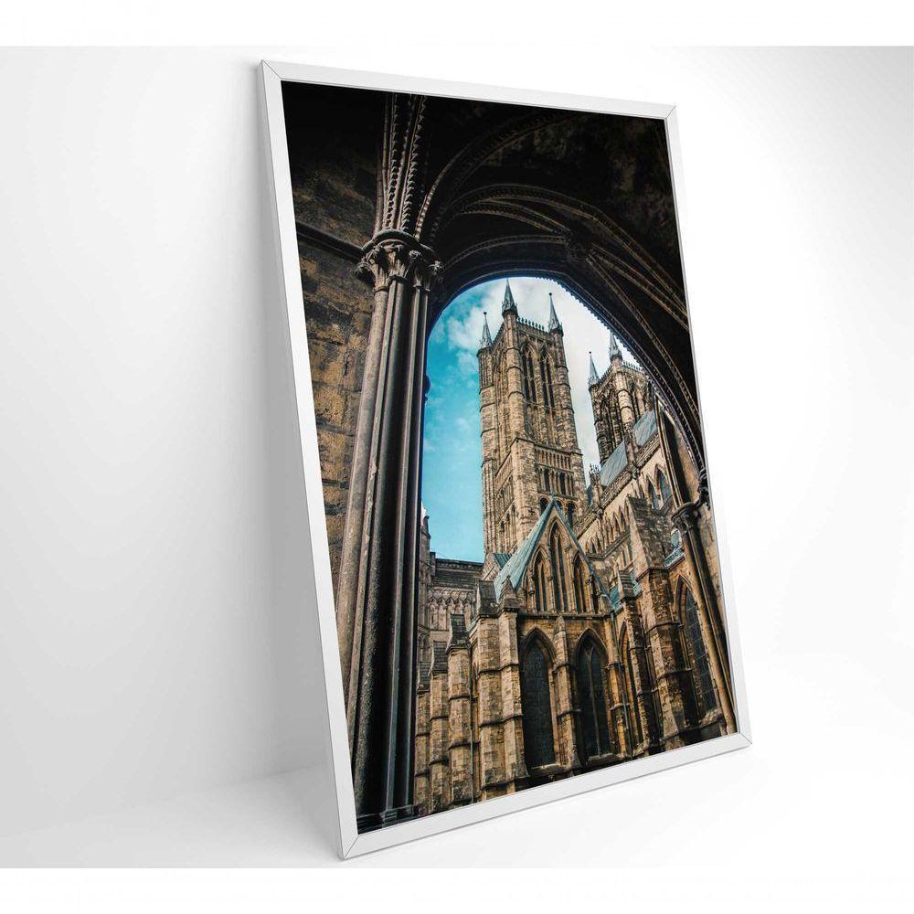 Quadro Castelo 60x90 Cm Tecido Canvas - 8