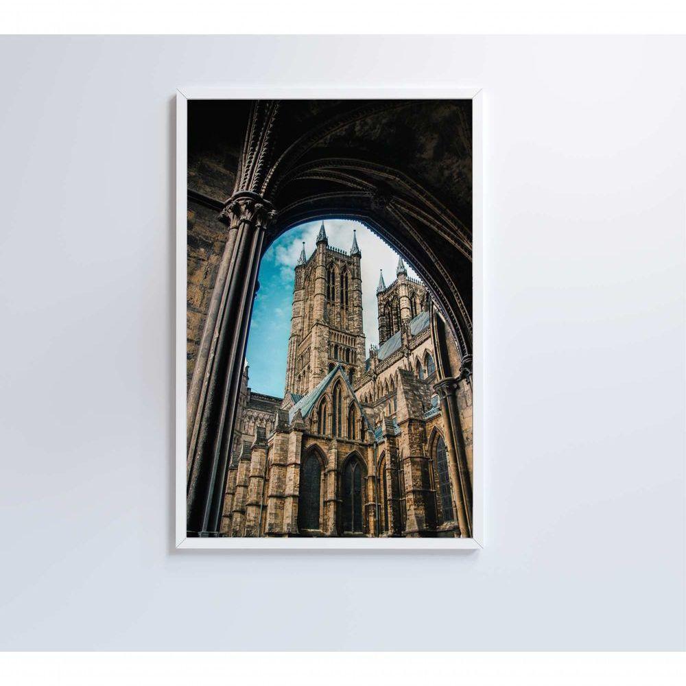 Quadro Castelo 60x90 Cm Tecido Canvas - 10