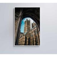 Quadro Castelo 60x90 Cm Tecido Canvas - 5