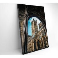 Quadro Castelo 60x90 Cm Tecido Canvas - 12