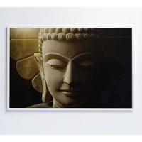 Quadro Buda Face 60x40 Cm Tecido Canvas - 9