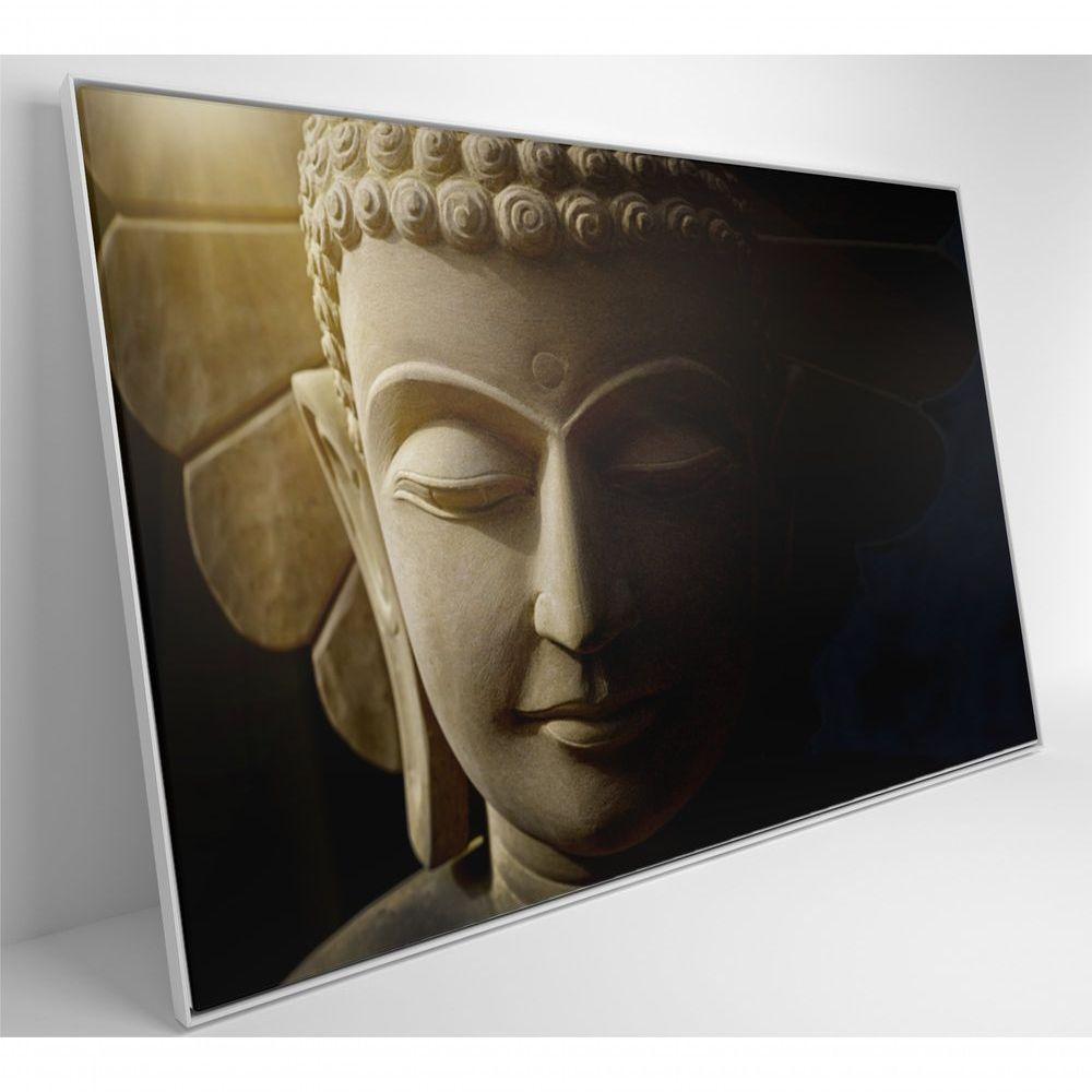 Quadro Buda Face 90x60 Cm Tecido Canvas - 7