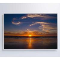 Quadro Por Do Sol Em Cape Town 120x80 Cm Tecido Canvas