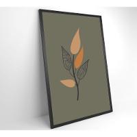 Quadro Abstrato Flores 3 40x60 Cm Tecido Canvas - 7