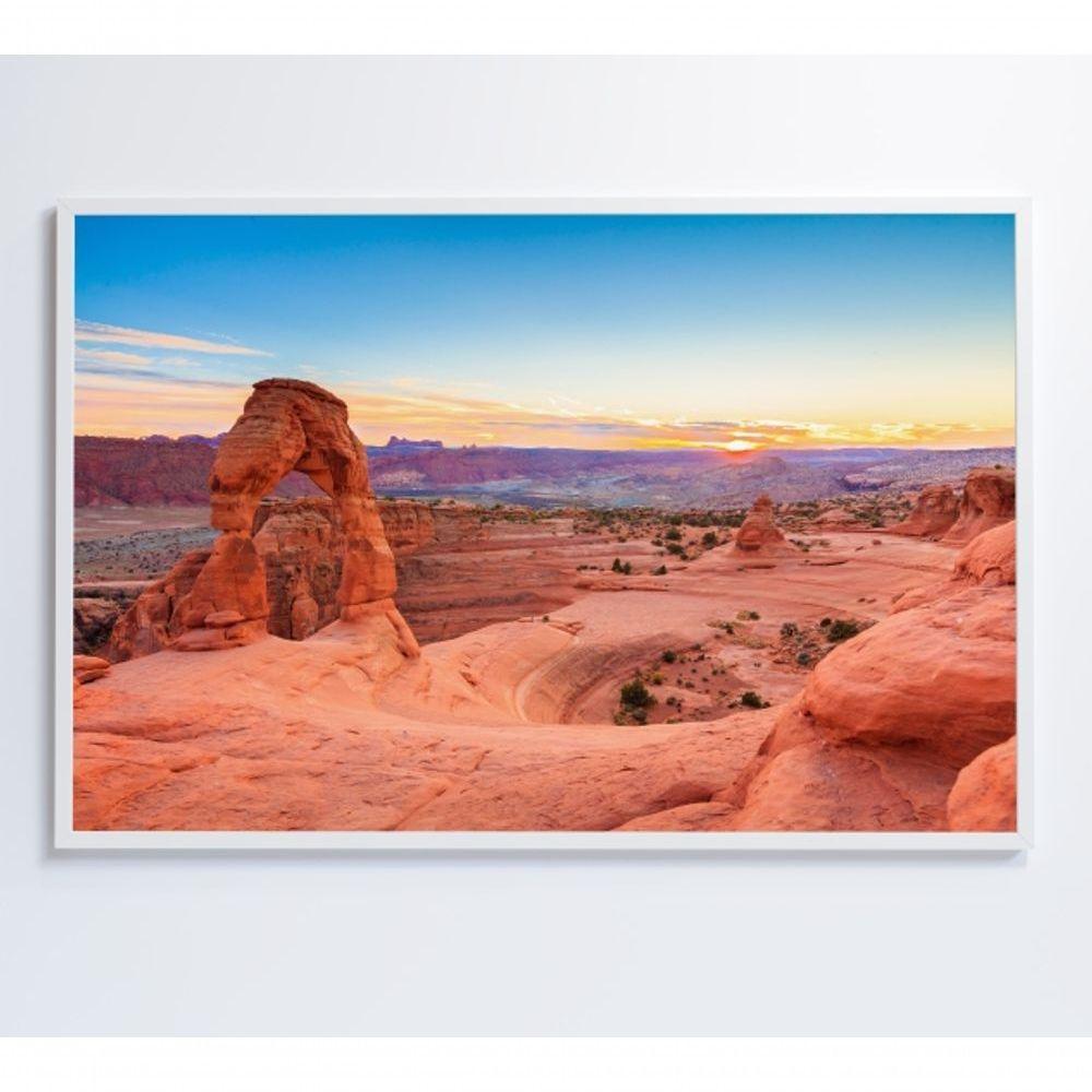 Quadro Parque Nacional Dos Arcos Utah 120x80 Cm Tecido Canvas - 4