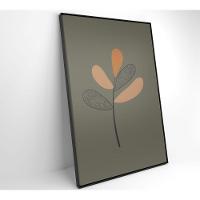 Quadro Abstrato Flores 4 40x60 Cm Vidro Impresso - 5