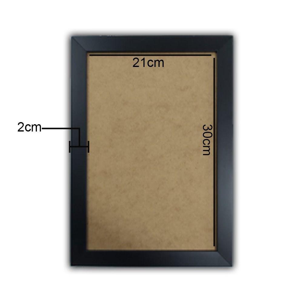 Kit 3 Molduras Quadro Certificado Diploma A4 Fundo Mdf Titulos - 2