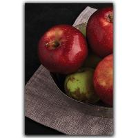 Kit Placas Quadros Decorativos 3 Peças Mdf 20x30 Maçãs - 2