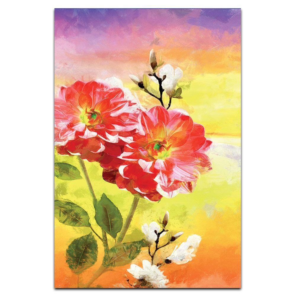 Kit Placas Quadros Decorativos 3 Pçs Mdf 20x30 Floridas - 6