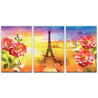 Kit Placas Quadros Decorativos 3 Pçs Mdf 20x30 Floridas - 7