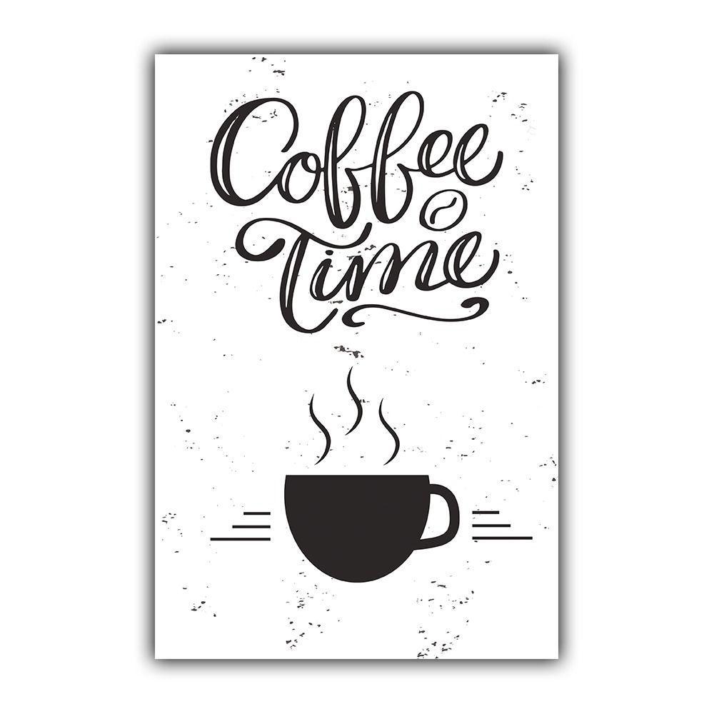 Kit Placas Quadros Decorativos 3 Peças 20x30 Hora Do Café - 5