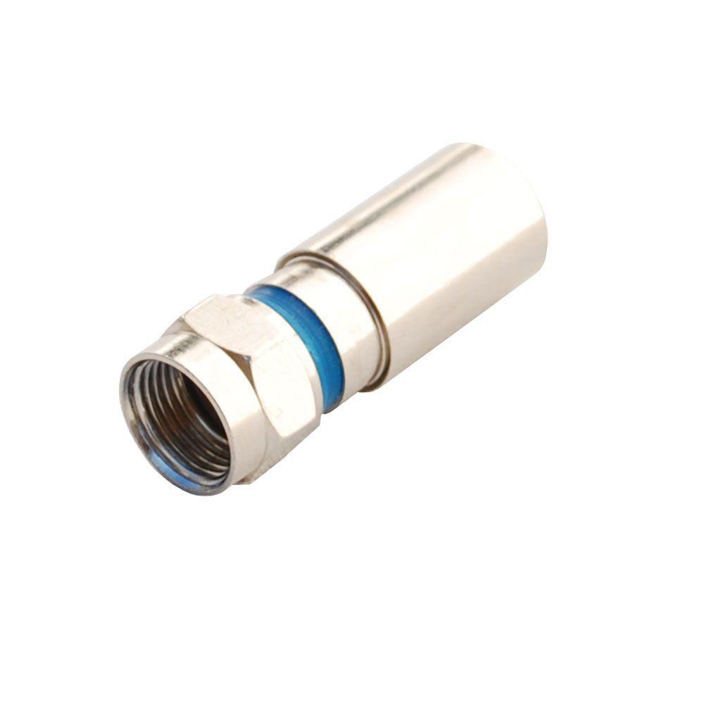 Conector F De Compressao Proeletronic Para Cabo Rg6 Cnf60012 - 1
