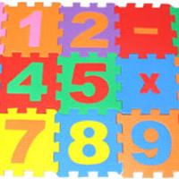 Tapete Em Eva Pequeno Números E Sinais 15 Peças - 1