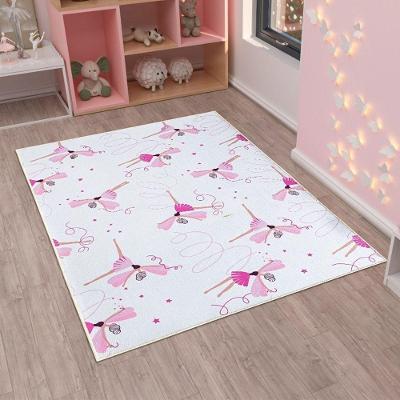 Tapete Kids Emborrachado Quarto Criança - Bailarina