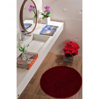 Tapete Sala Quarto Banheiro Redondo Antiderrapante 75cm - 1