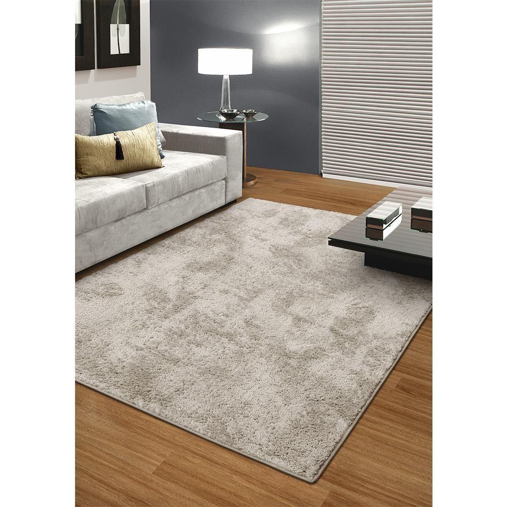 Tapete Para Sala Foffo Bege 1,50x2,00 São Carlos - 4