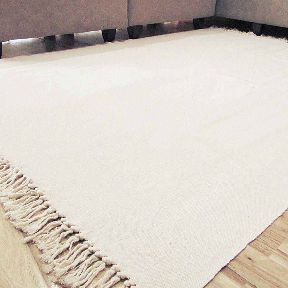 Tapete Grande p/Sala/Quarto Retangular 2,00 X 1,50 Cru - 4