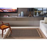 Tapete Sala Econature Moldura 2,00x2,50 Bege Chumbo 77 - 1