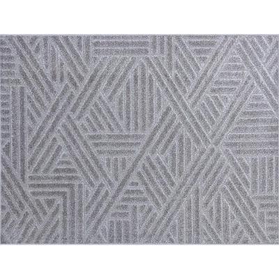 Tapete Sala Quarto Realce Trama 2,00 X 2,50 Cinza-51