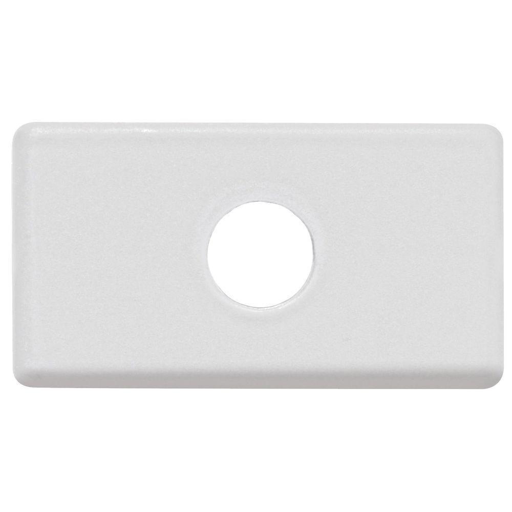 Módulo Tampo Com 1 Furo 9,5 Mm Tramontina Izyflat Branco Tramontina - 1