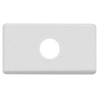 Módulo Tampo Com 1 Furo 9,5 Mm Tramontina Izyflat Branco Tramontina - 1