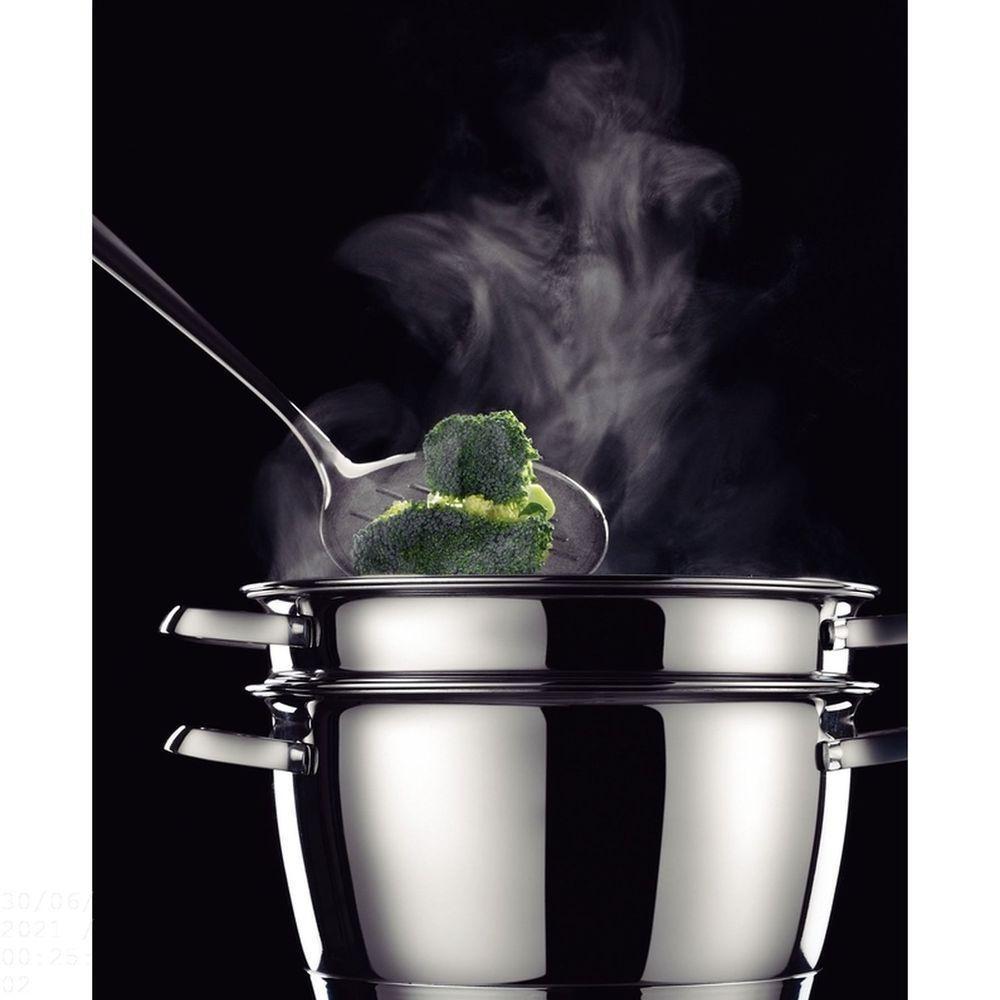 Cuscuzeira Tramontina Allegra Em Aço Inox Com Fundo Triplo 2 Peças Tramontina - 3