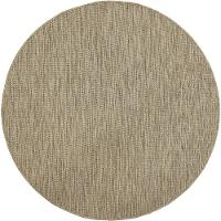 Tapete Sala New Boucle Palha 1,40m Redondo São Carlos