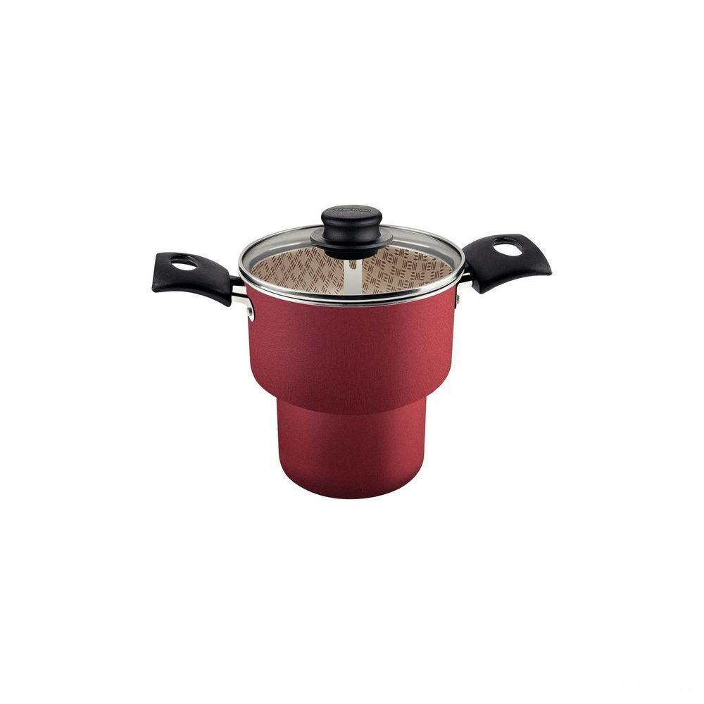 Cuscuzeira Tramontina Turim Antiaderente Starflon Max Vermelho 14 Cm 1,9 L Tramontina - 1