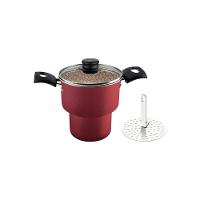 Cuscuzeira Tramontina Turim Antiaderente Starflon Max Vermelho 14 Cm 1,9 L Tramontina