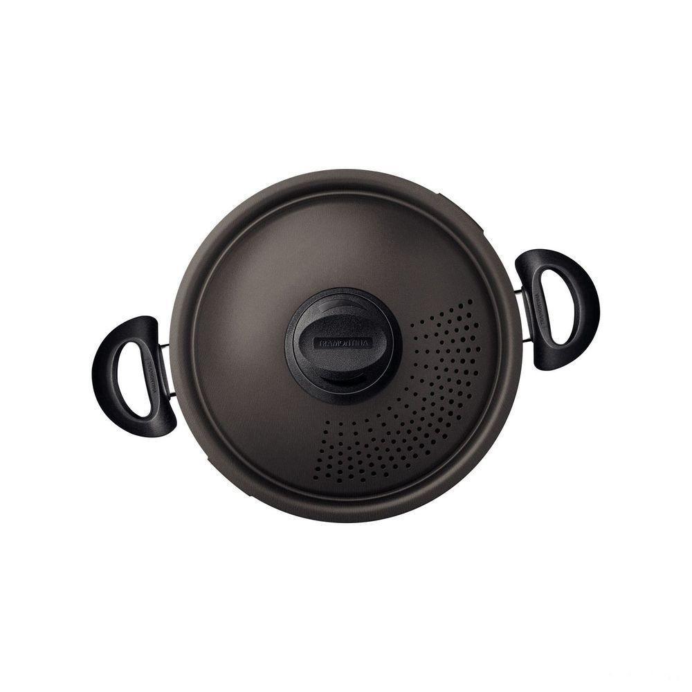 Espagueteira Paris Antiaderente Starflon Max Com Tampa De Alumínio Chumbo 24 Cm 7,3 L - 2