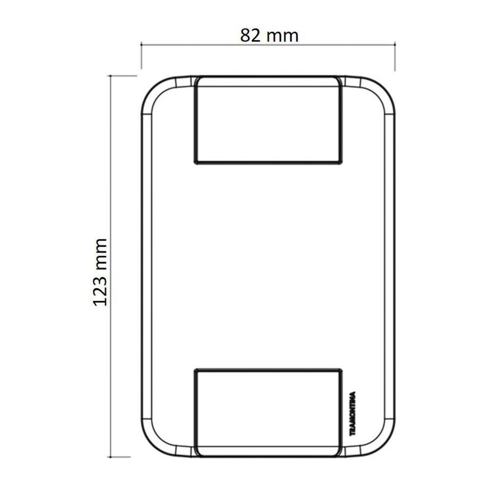 Conjunto Tampo Com 1 Furo 9,5 Mm Tramontina Tablet Branco Tramontina - 2