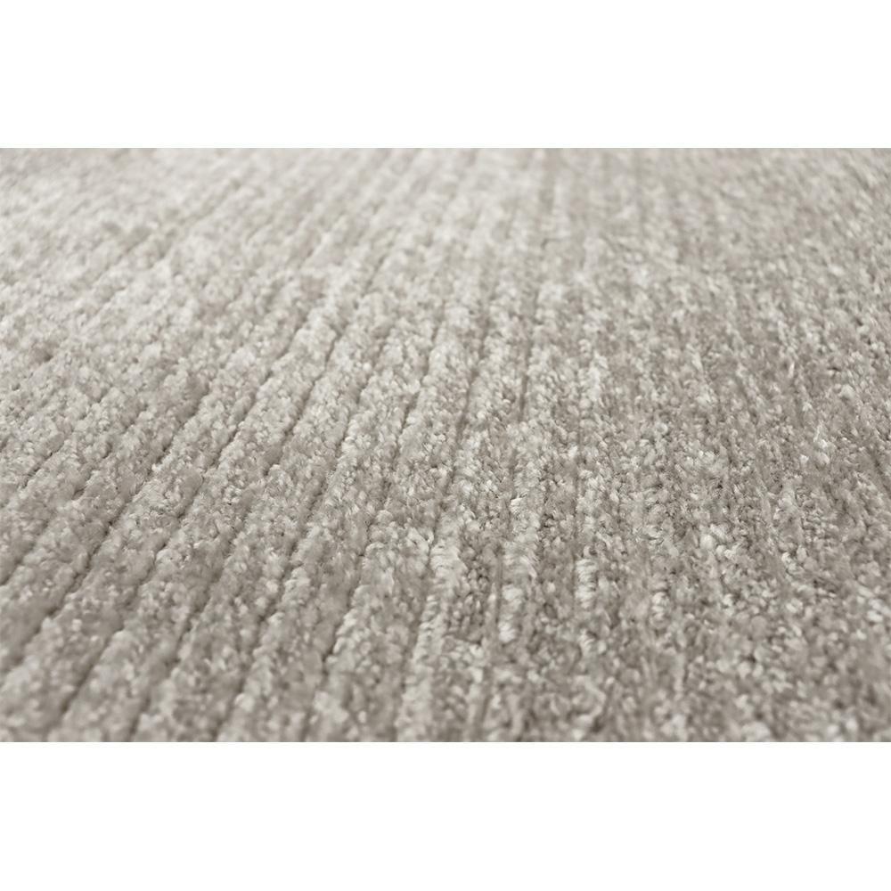 Tapete Para Sala Chevron Prata 1,40m Redondo São Carlos - 3