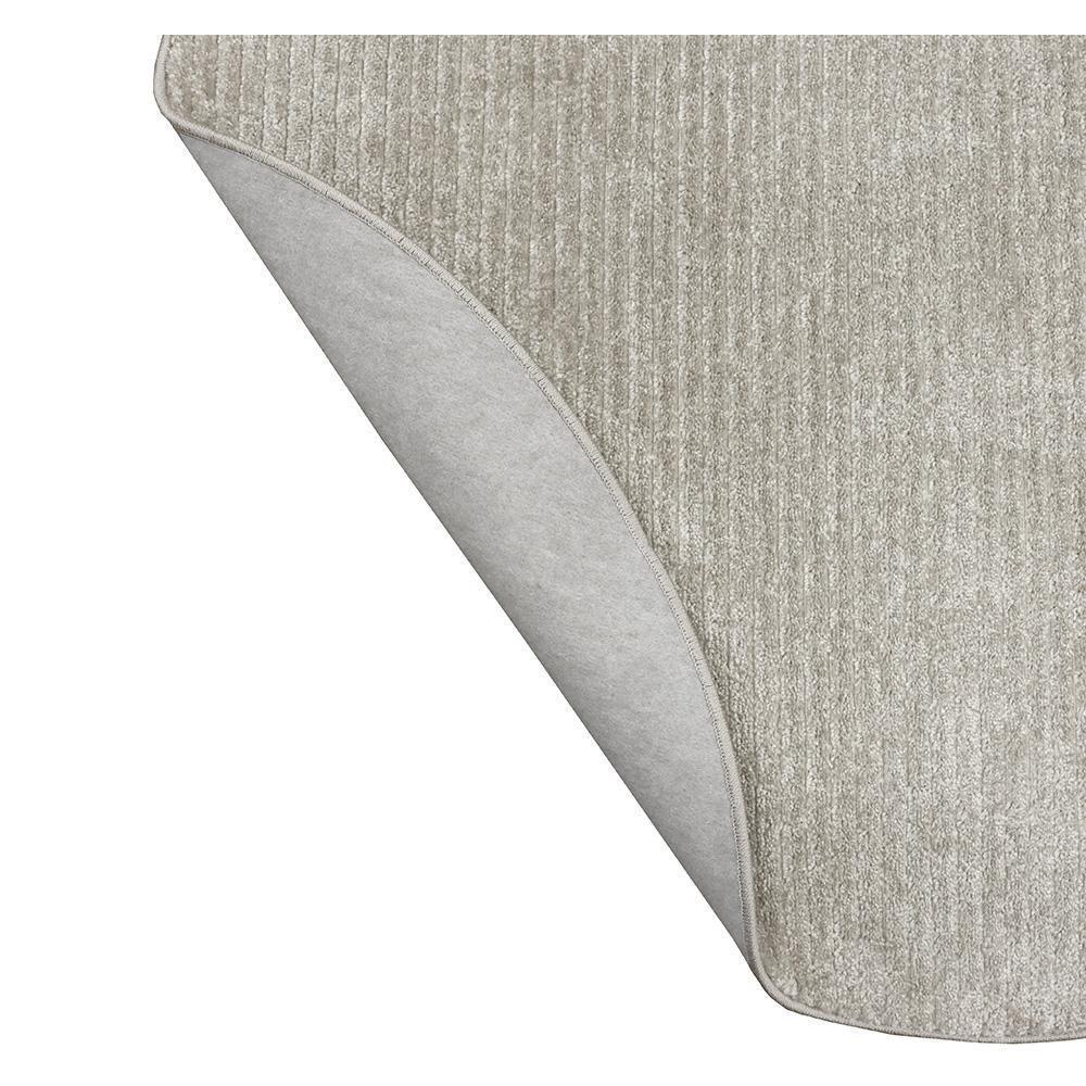 Tapete Para Sala Chevron Prata 1,40m Redondo São Carlos - 4