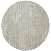 Tapete Para Sala Chevron Prata 1,40m Redondo São Carlos - 1