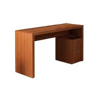 Mesa de Computador ME4130 c/ 2 Gavetas Amêndoa - Tecno Mobili - 1