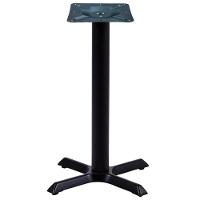 Mesa ômega Em Ferro Preto Pintura 74 Cm (altura) Com Tampo Em Mdp Redonda 60 Cm Branco - 6