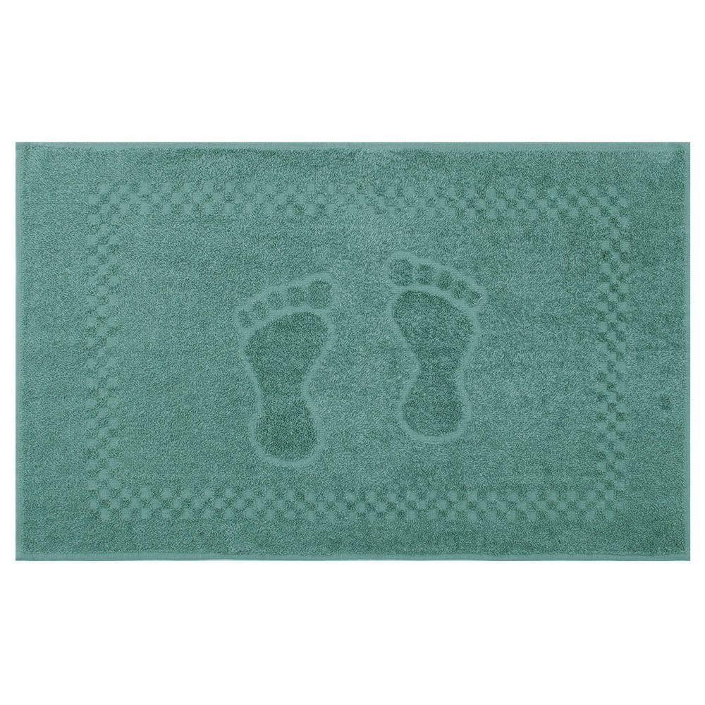 Toalha De Piso Pezinho 100% Algodão 45x68cm Appel Verde Inglês - 1