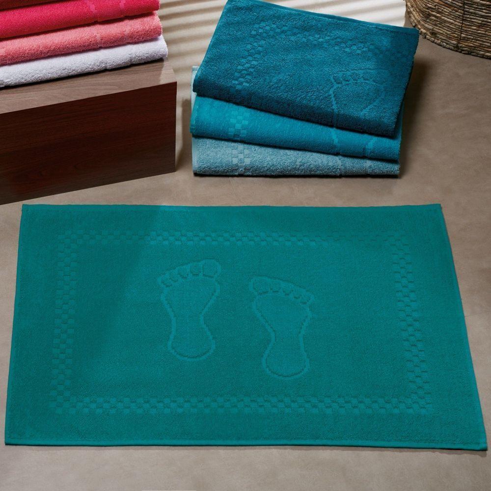 Toalha De Piso Pezinho 100% Algodão 45x68cm Appel Verde Inglês - 2