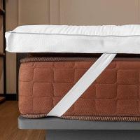 Pillow Top Queen Toque De Plumas Nobless 1000g/m² Appel Branco